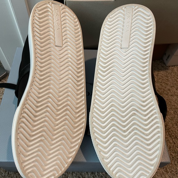 Prada Women Sneakers black with studded belt for sale - Picture 5 of 9